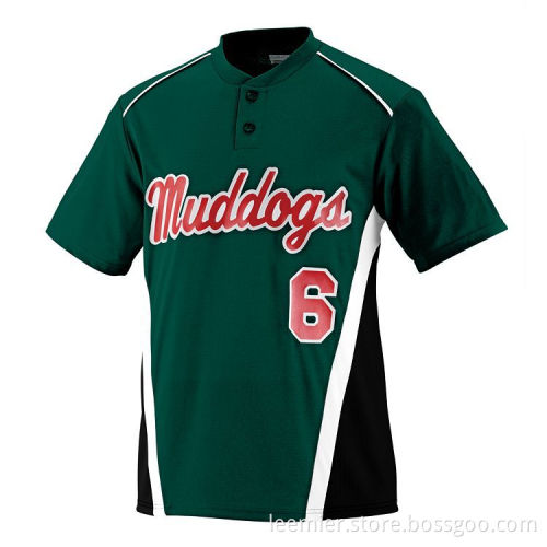 Blank Black 5xl Button Down Baseball Jersey